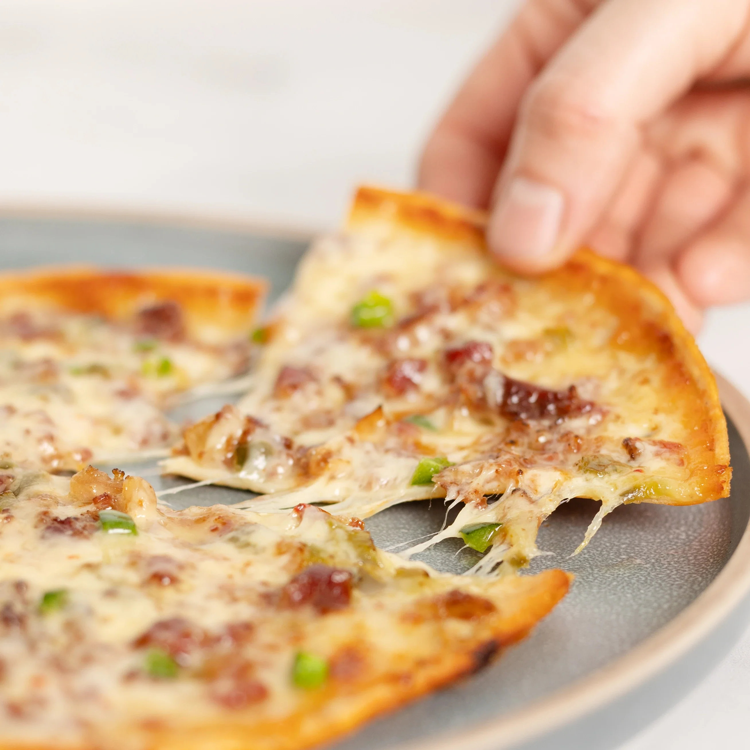 6 Low Carb, High Protein Beef Bacon & Jalapeño Pizza - on a 100% Chicken Crust - Image 3