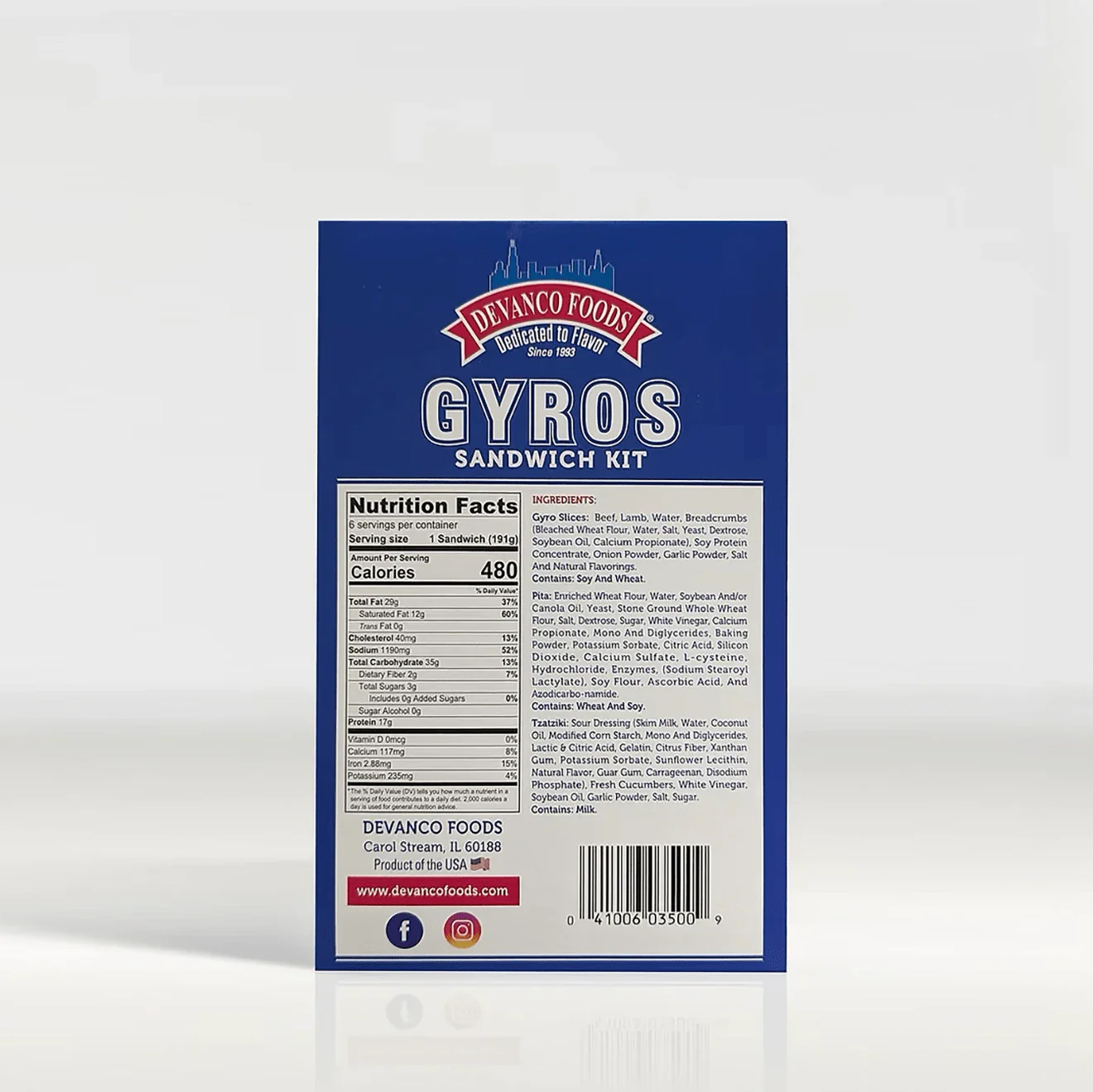 Meat Gyros Sandwich Kits - Image 5